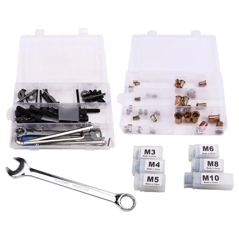 ABSE-Manual Rivet Nut Pulling Tool Riveting Manual Threaded Rivet Pulling Tool Withfemale Rivet Nut Tool Simple Riveting Tool