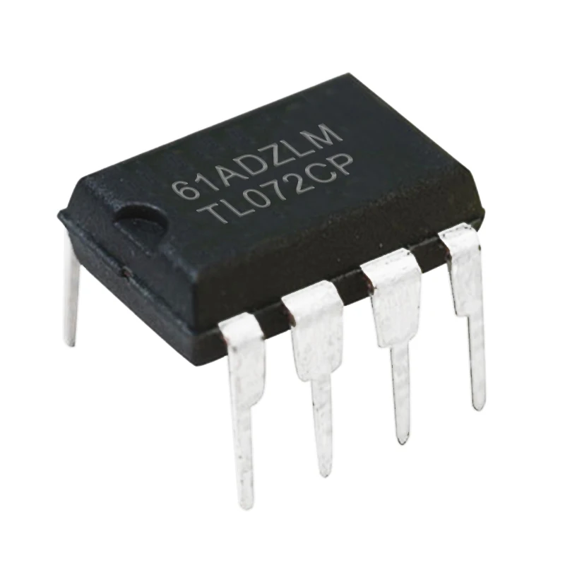 10PCS/LOT TL072CP DIP-8 TL072 IC Dual Operational Amplifier Chipset