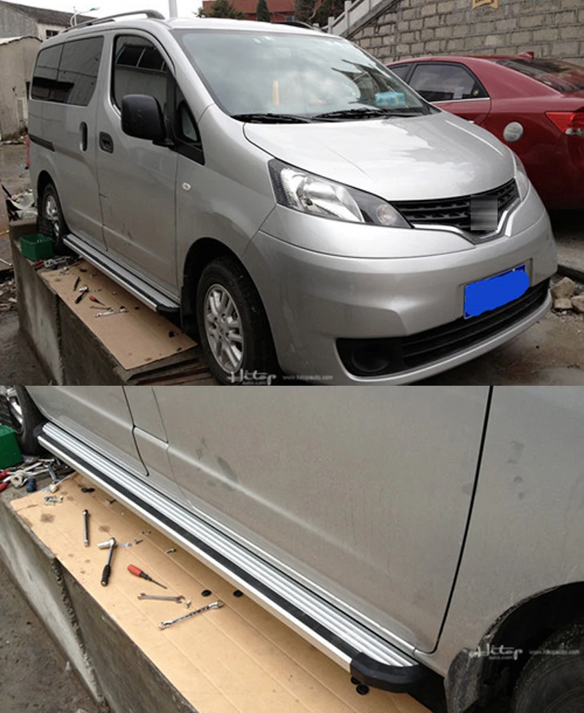 HOT side steps nerf bar running board for Nissan NV200,100% thicken aluminum alloy,ISO9001 factory,made in famous top factory