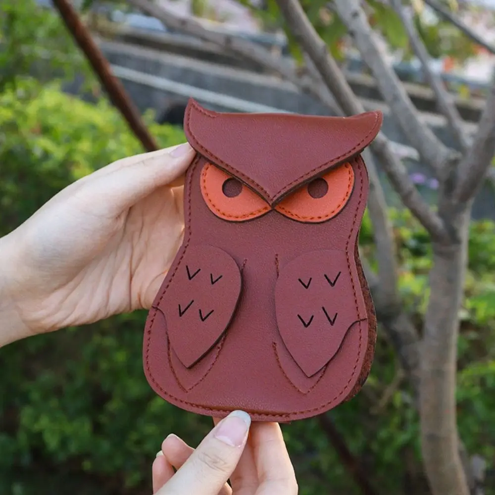 

Gift Owl Shaped Guitar Pick Holder Case Large Capacity Smooth Guitar Pick Clip Durable Faux Leather Guitar Pick Bag Classical