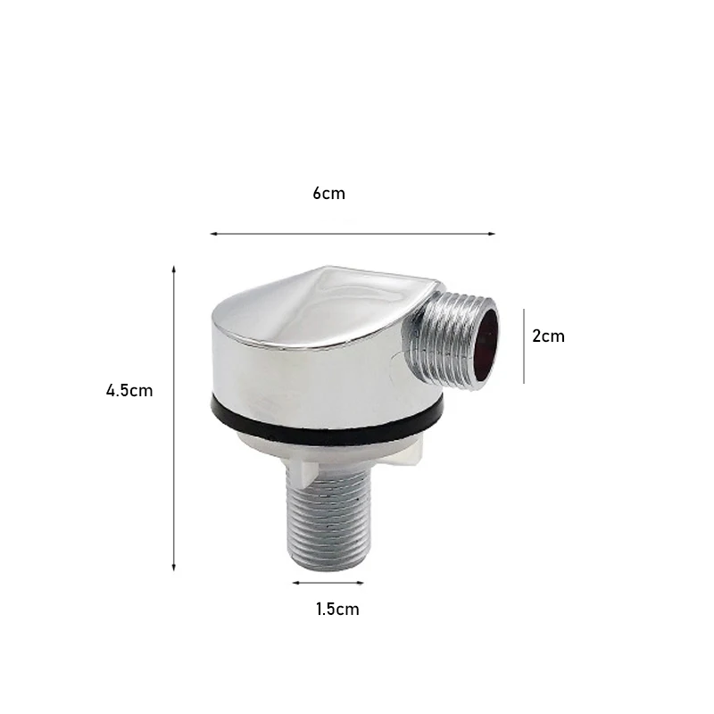 Chrome Plated Plastic Shower Wall Elbow Connector G1/2 Water Outlet Adapter Replacement Joint For Handheld Shower Hose Fitting