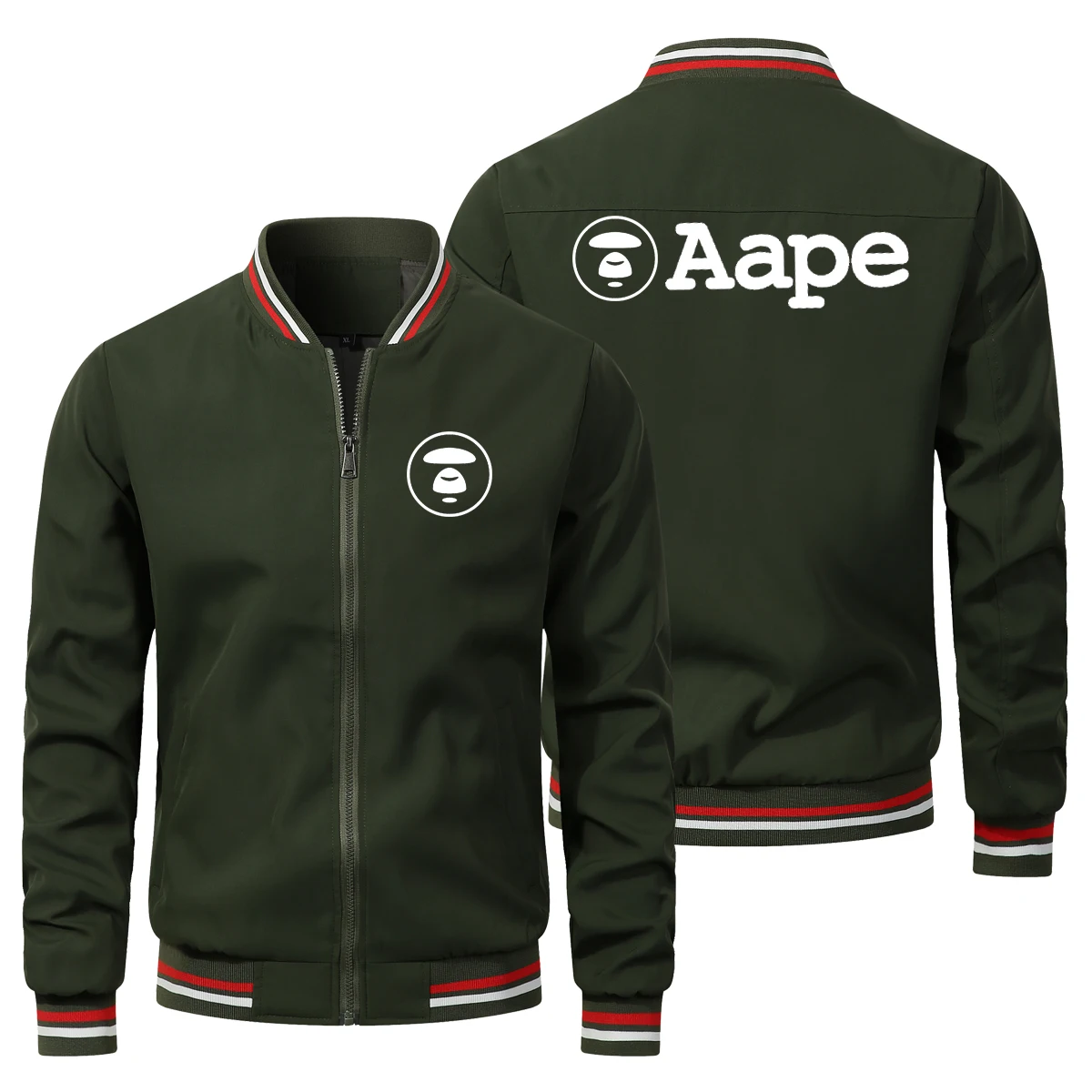 Front & Back Aape Logo Mens Zi - Outdoor Sport Logo recension och pris