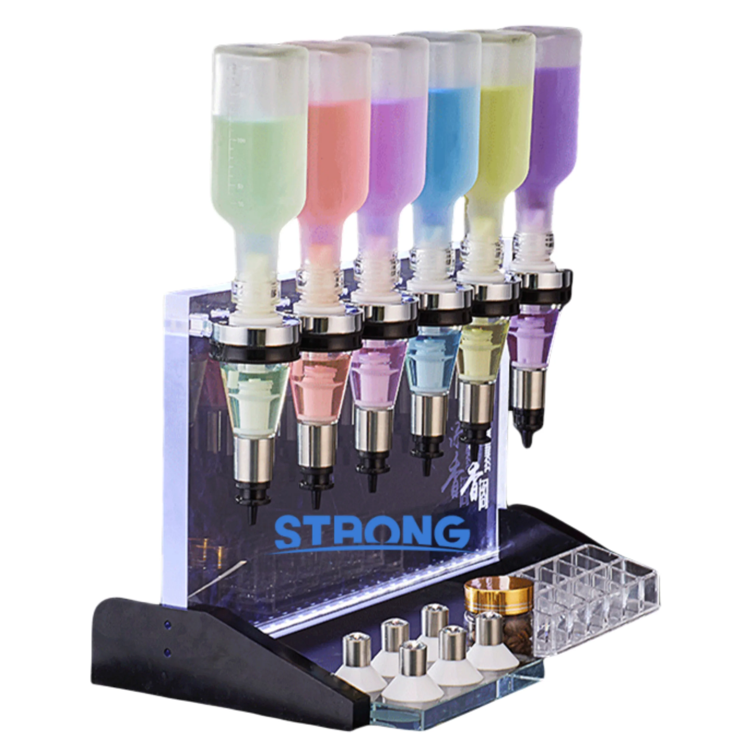 ForManual Perfume Dispenser Liquid Bottle Filling Machines Machine Quantitative Machine Oil Dispenser Upside Down Bottle