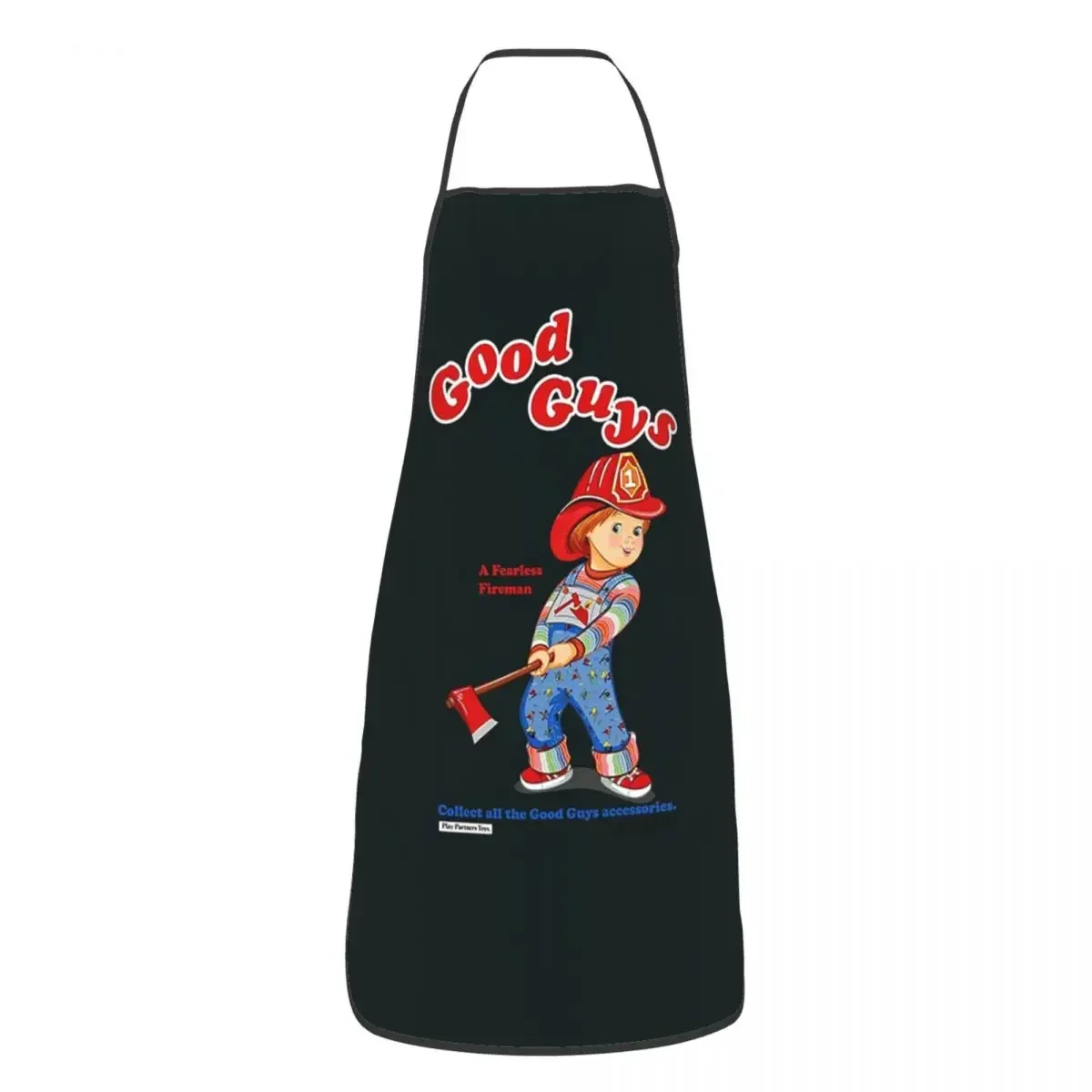 Good Guys - Fireman - Child_s Play - Chucky Apron Chef Cooking Cuisine Tablier Bib Kitchen Cleaning Pinafore for Women Men