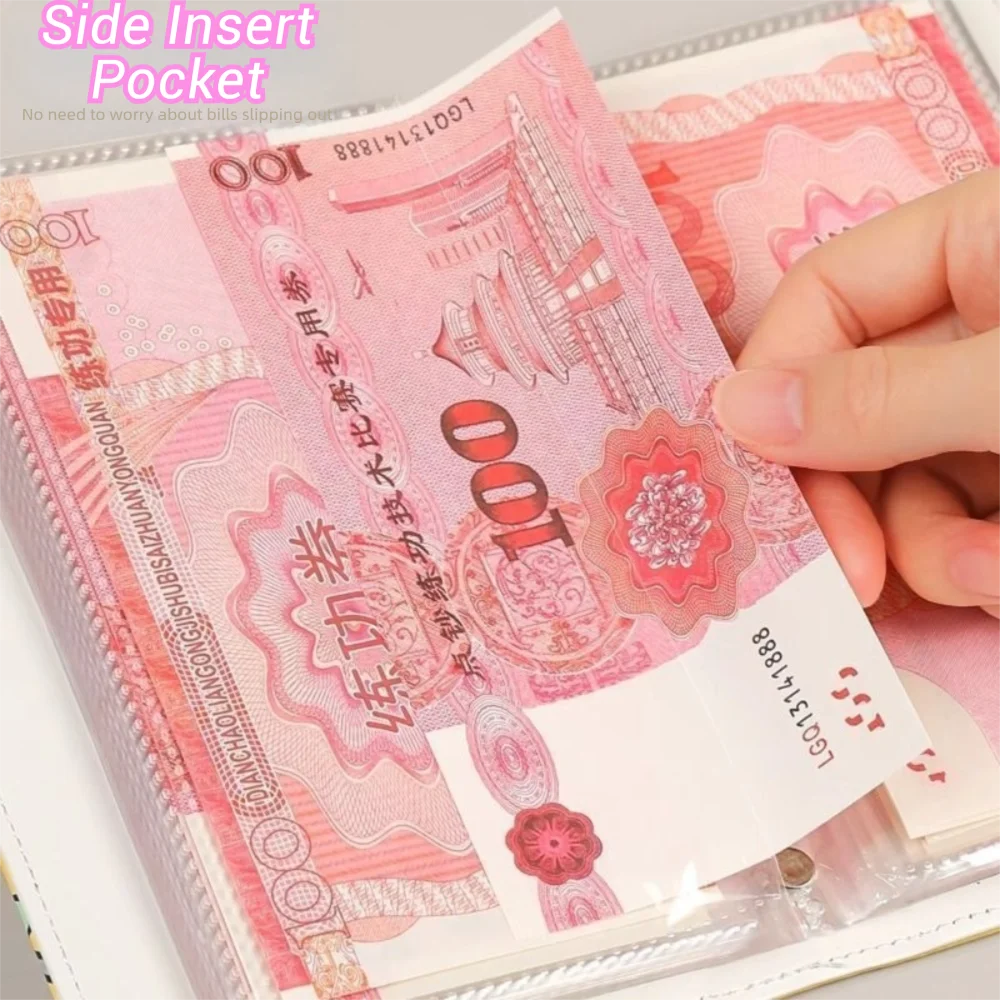 Capybara 100 Envelopes Money Saving Challeng Save Money With Password Lock Savings Challenges Sheets Large Capacity Waterproof