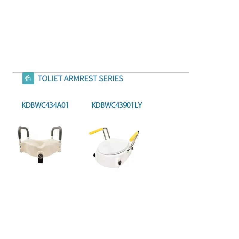 

Portable Bidet Armrest Fixed Elder People Elevated Commode Raised Toilet Seat