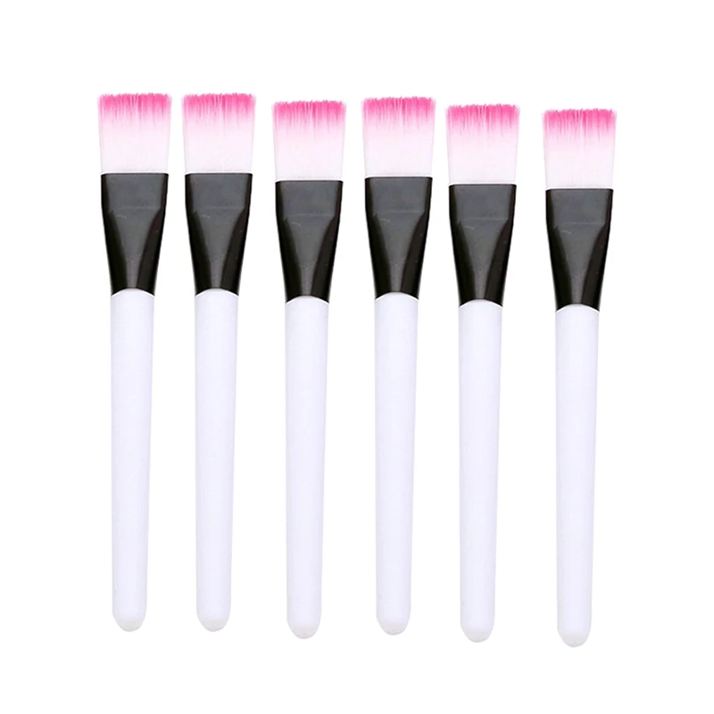 10 Uds. Pincel para máscara Facial, pinceles de maquillaje, ojos, cara, cuidado de la piel, aplicador de máscaras, cosméticos, herramientas de cepillo para máscara, mango rosa