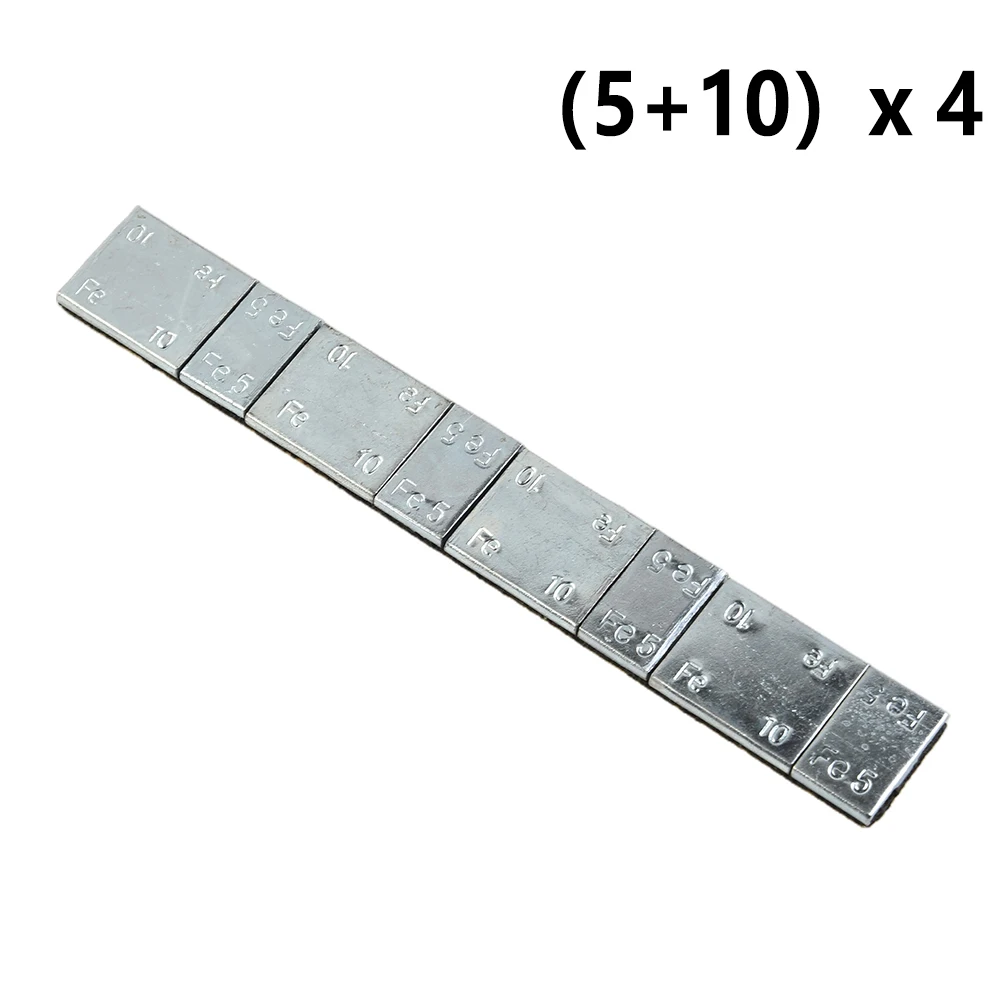 60g Iron Wheel Balance Weight with Pre Taped Self for Cars Trucks Vans and Motorcycles Alloy Wheel Tire Balancer