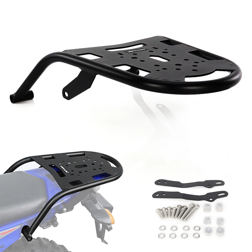 

Fit For Yamaha XT250 XT 250 2008-2025 Motorcycle Black Steel Rear Luggage Carrier Rack Cargo Rack Storage Top Case Support