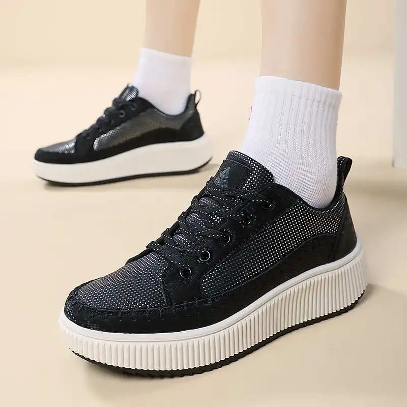 Hypersoft Ventilation Size 49 Sneakers Casual Red Wine Shoes Besket Woman Sports Exercise Sneakersy Tenys New Year's view 2