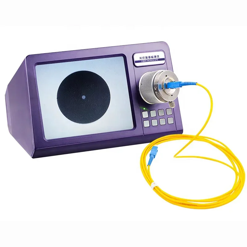 Hot Sale Fiber Optic Equipment Fiber End Face Endface Detector Surface 200x 400x Optical Fiber Microscope