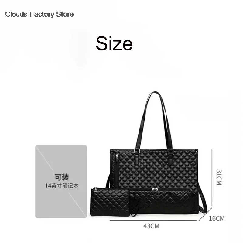 Convenient commute new lunch bag Women's insulated lunch box Women's leak-proof large purse diagonal computer storage