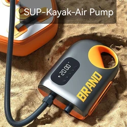 20 PSI Electric Air Pump Inflatable DC Sup Pump Electric Inflatable Deflatable Air Inflator for Surfing Paddle Board Boat Kayak