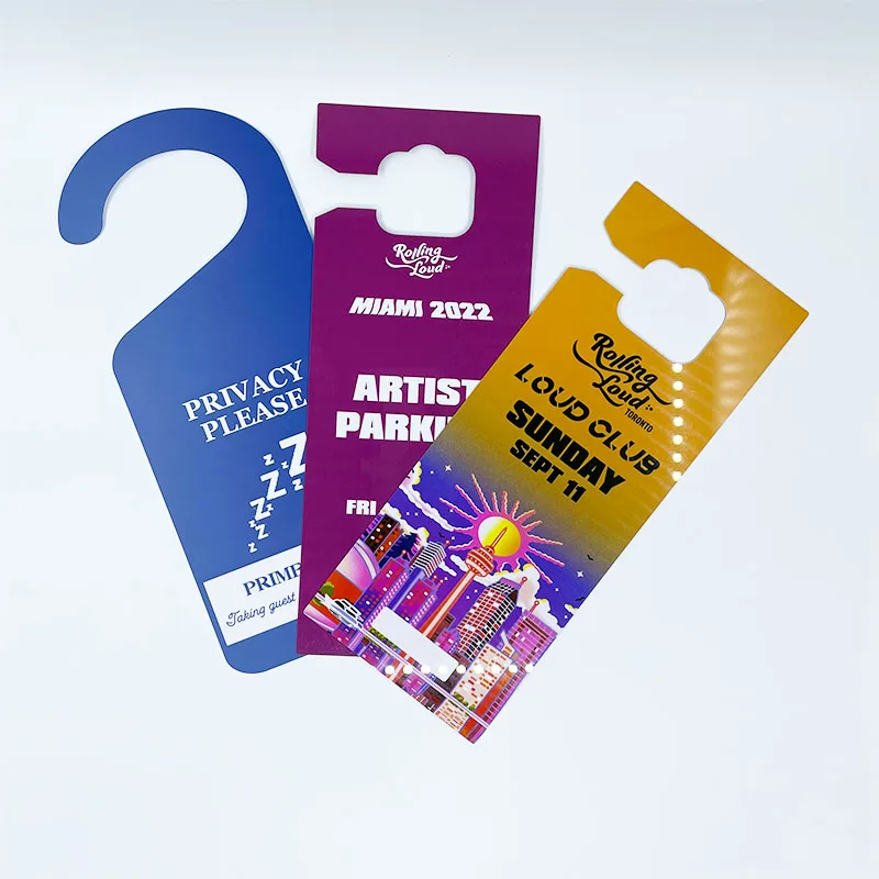 

Custom Wholesaler High Quality Hanging Flyer Waterproof Flyers Printing Door Hangers