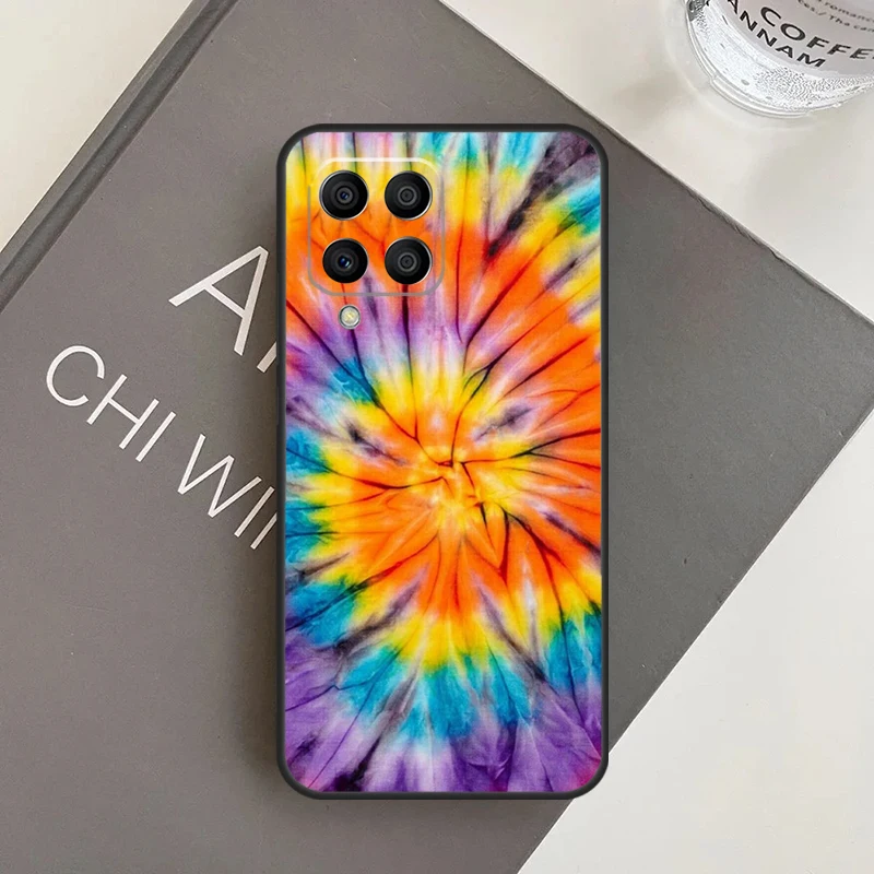 Rainbow Spiral Tie Dye Case For Samsung Galaxy M21 M31 M51 M12 M32 M52 M30s M20 M13 M23 M33 M53 M14 M34 M54 Cover