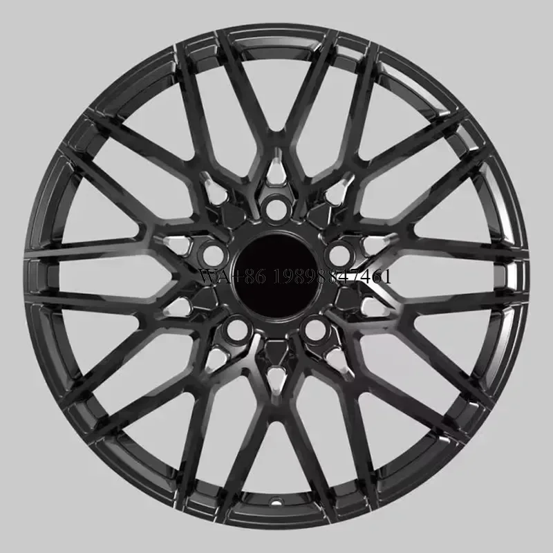 Forged Aluminum Alloy Wheels 20 21 Inch 5x150 Black 5 Spoke Sport Design 4pcs for LX570