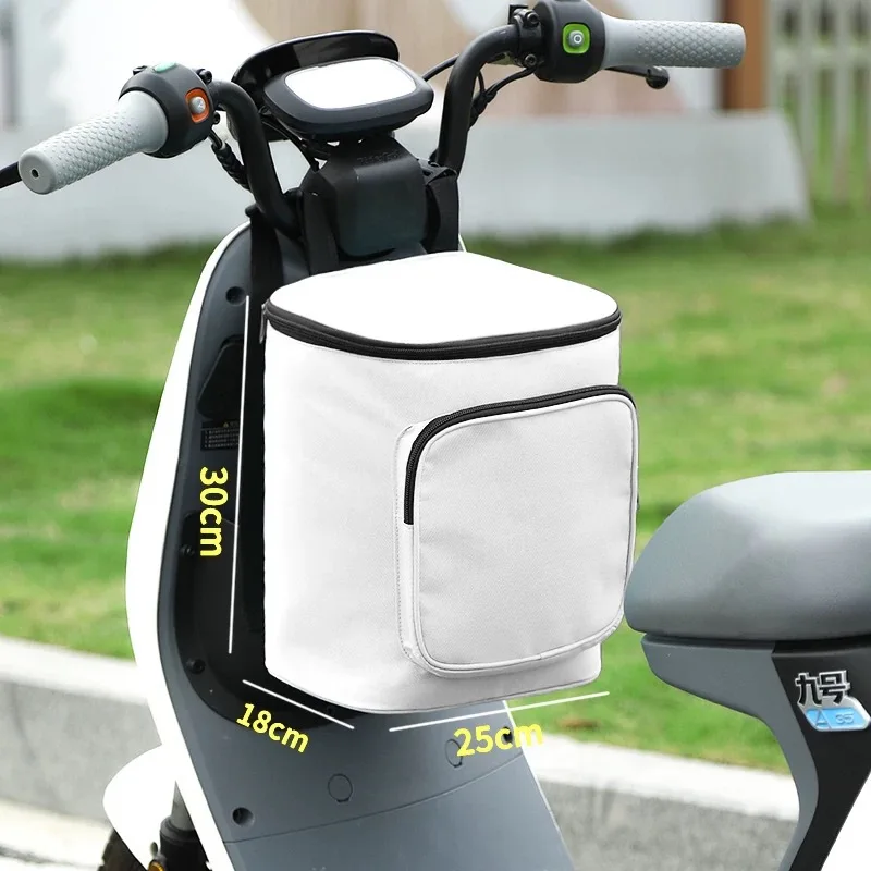 

E-Bike Storage Bag - Waterproof Organizer with Multiple Pockets for Motorcycle/Scooter | Large Capacity, Easy Mount&Quick Access