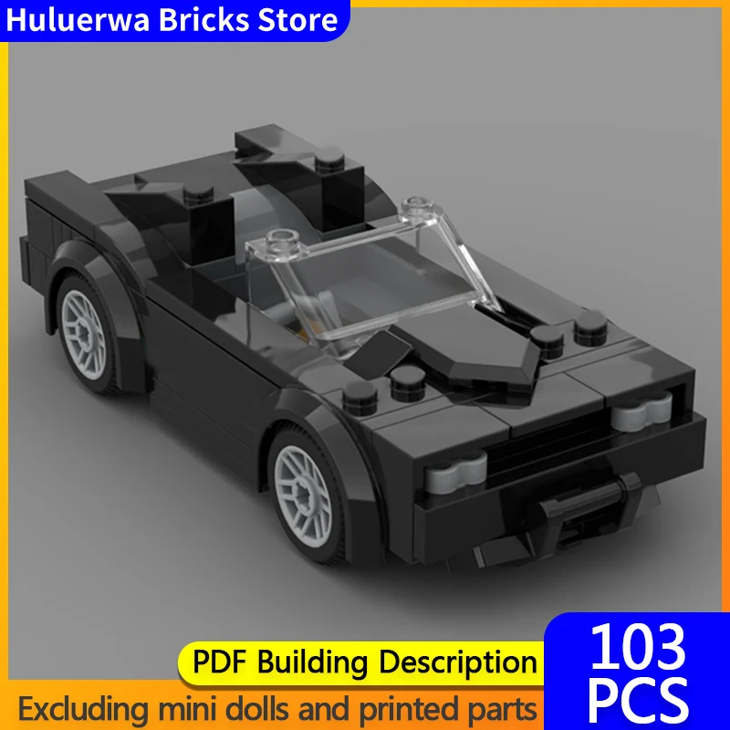 

Модель скоростного гоночного автомобиля MOC, строительные кирпичи, американский мускулистый автомобиль, модульная технология, детские праздничные подарки, сборные игрушки, костюм