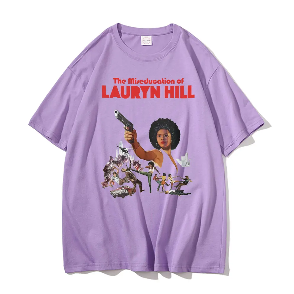 Vintage 90s Comic Style Lauryn Hill Inspired The Miseducation of Lauryn Hill Graphic Tshirt Men Women Hip Hop Oversized T-shirt