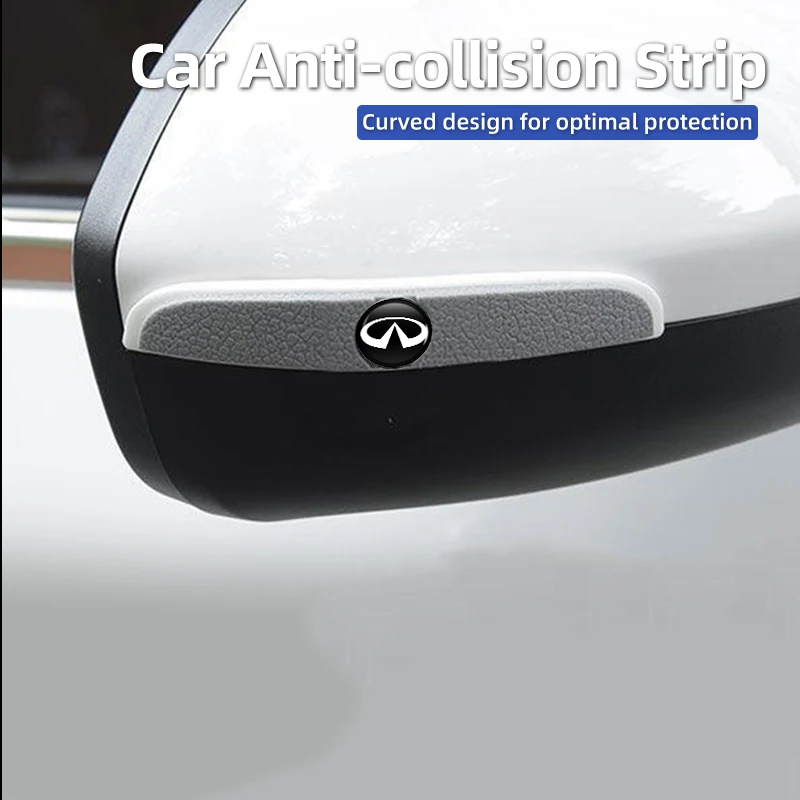 

Rubber Car Side Protection Strip Anti-scratch Strip Sticker Accessories For Infiniti Q50 FX35 Q30 G37 QX30 JX35 G25 FX50 EX35