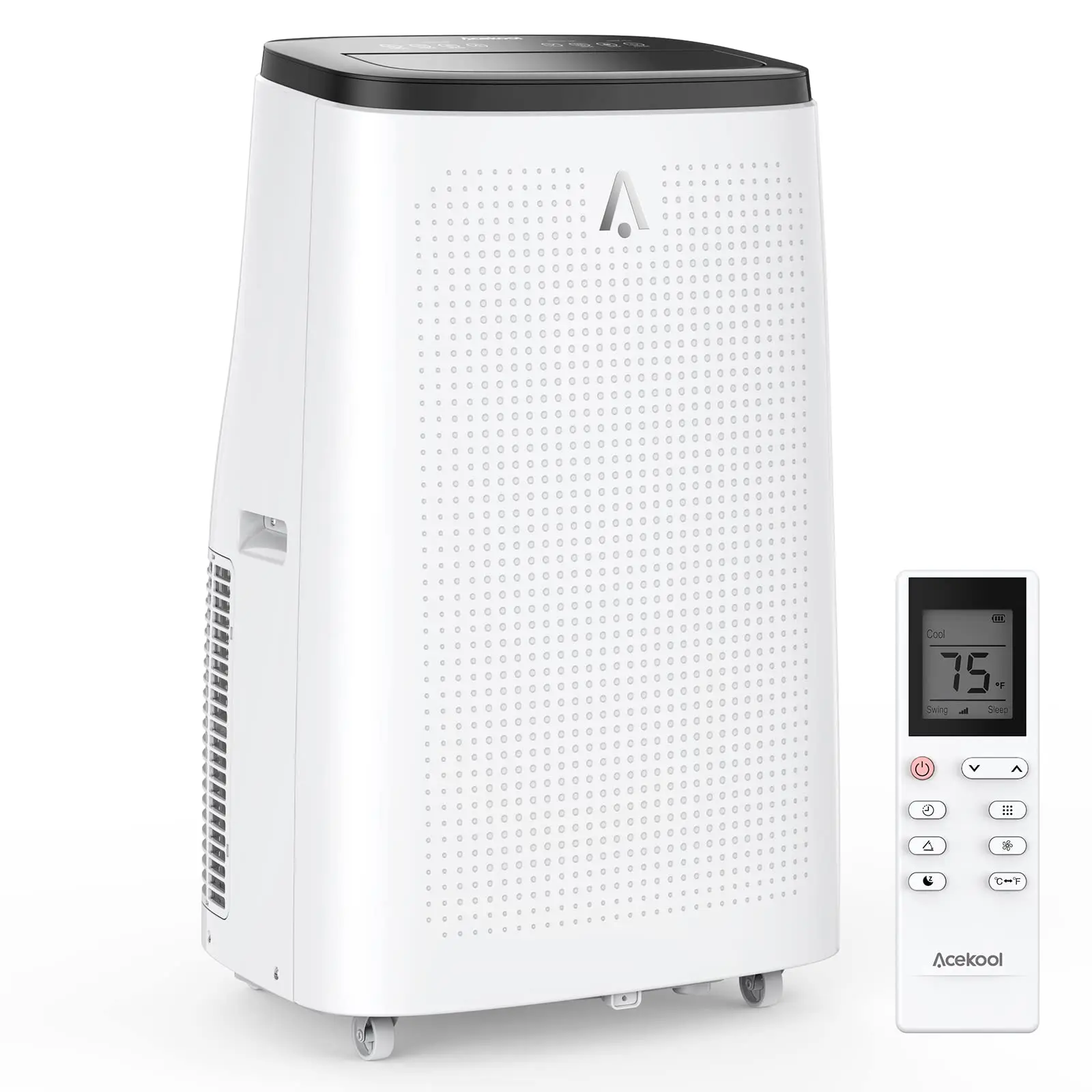 Portable Cooler Fan With Dehumidifying And Fan Cools Up To 750 Sq Ft Quiet Room Cooling With 24 Hour Timer Remote Control Full Window Installation Kit White