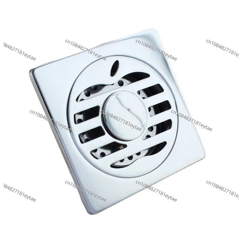 Stainless Steel Square Anti-Odor Bathroom Floor Drain with Cover