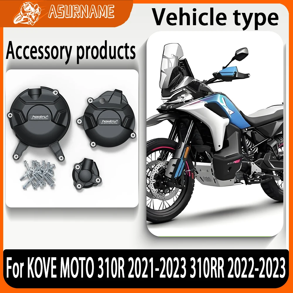 

For KOVE MOTO 310R 310 R 2021-2023 310RR 310 RR 2022-2023 Motorcycle Engine case Cover Sets Bonnet Protector Engine Cover