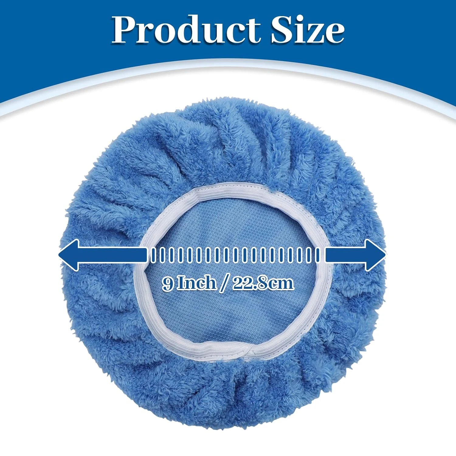 Buffer Pads 10 Pack 10in Microfiber Car Waxing Polishing Sleeve Reusable Lint-Free Scratch-Free for House Auto Clean Accessories
