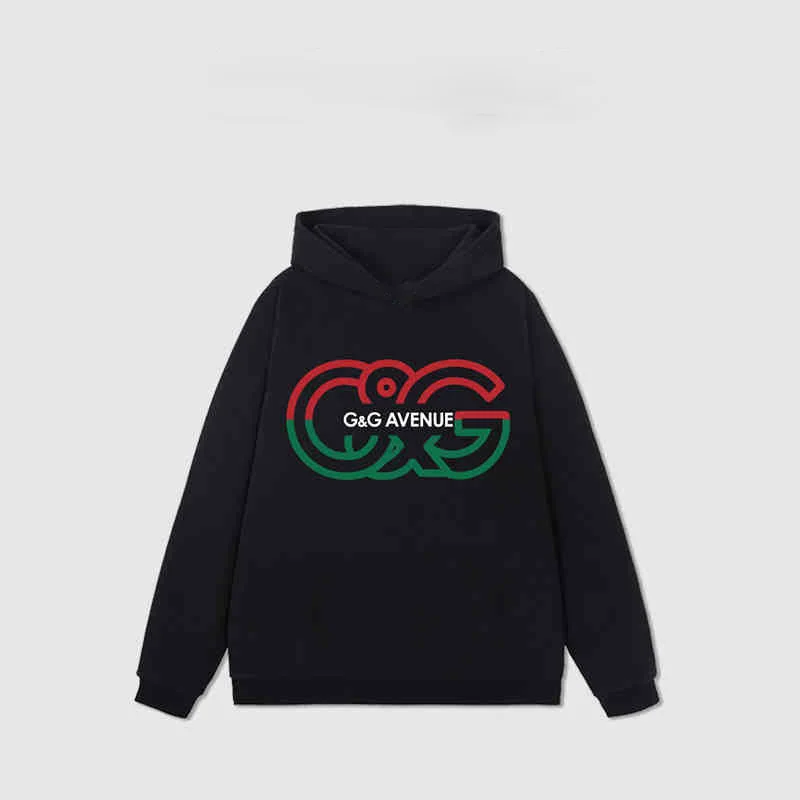 

Fashion Brand Hoodie Pullover GG Print Casual 100%Cotton Hooded Kid Adult Clothing Fall Winter Long Sleeve HipHop Streetwear Y2K