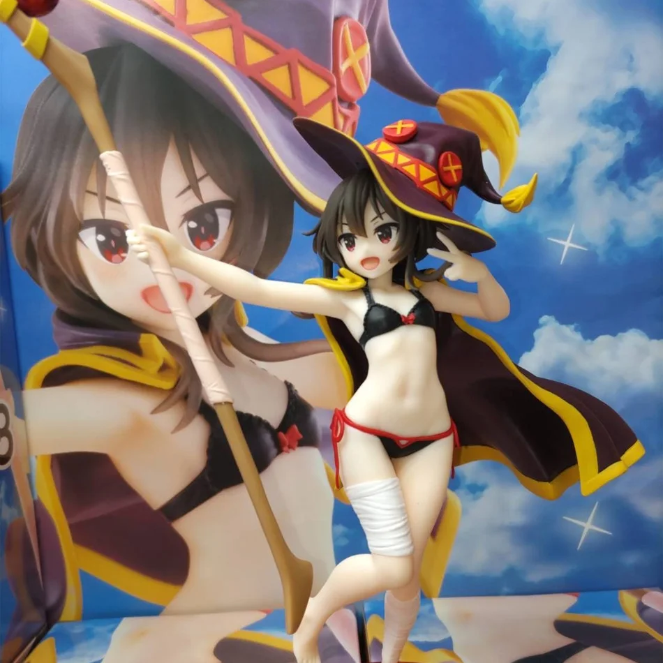 حار أنيمي نعمة الله على هذا العالم الرائع 23 سنتيمتر Megumin عمل الشكل تمثال لطيف للفتيات هدايا عيد الميلاد/الهالوين