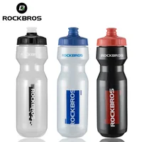 ROCKBROS-botella de agua para ciclismo, 600-750ml, soporte para botella de agua para bicicleta de montaña y carretera, taza para apretar, hervidor deportivo para correr y escalar, taza para bicicleta