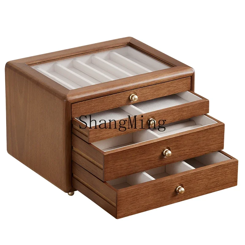 CL تخزين الراقية رائعة خمر الاكسسوارات قلادة الذهب والمجوهرات صندوق تخزين سعة كبيرة #2