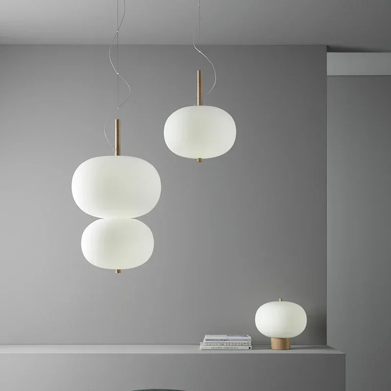 

Scandinavia Pendant Light Big Glass Ball Ceiling Chandelier Suspension Hanging for Living Dining Room Kitchen Island