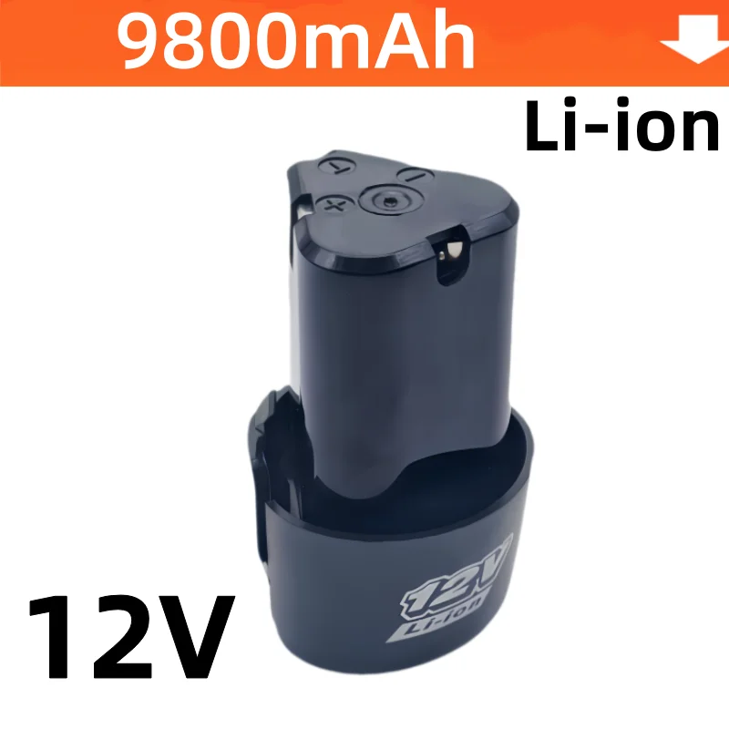 New12V 9800mAh New Rechargeable Lithium-ion Battery Electric Screwdriver Drill Mini Angle Grinder Tool