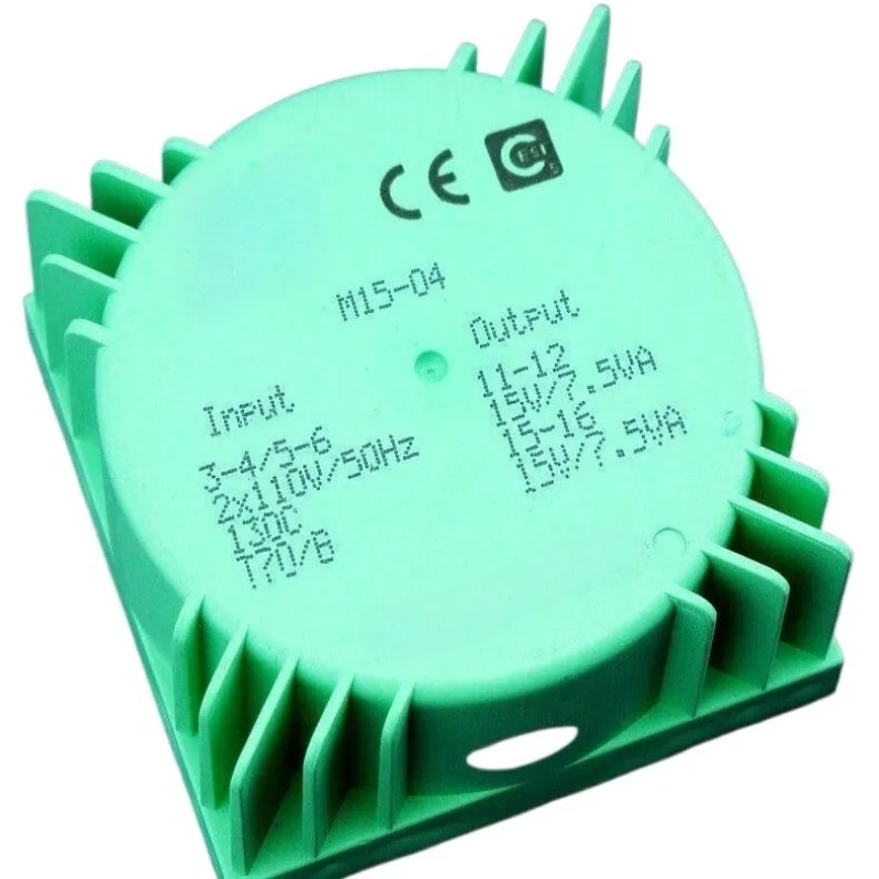 15 watt sealed transformer, double 7V5 double 12V double 15V