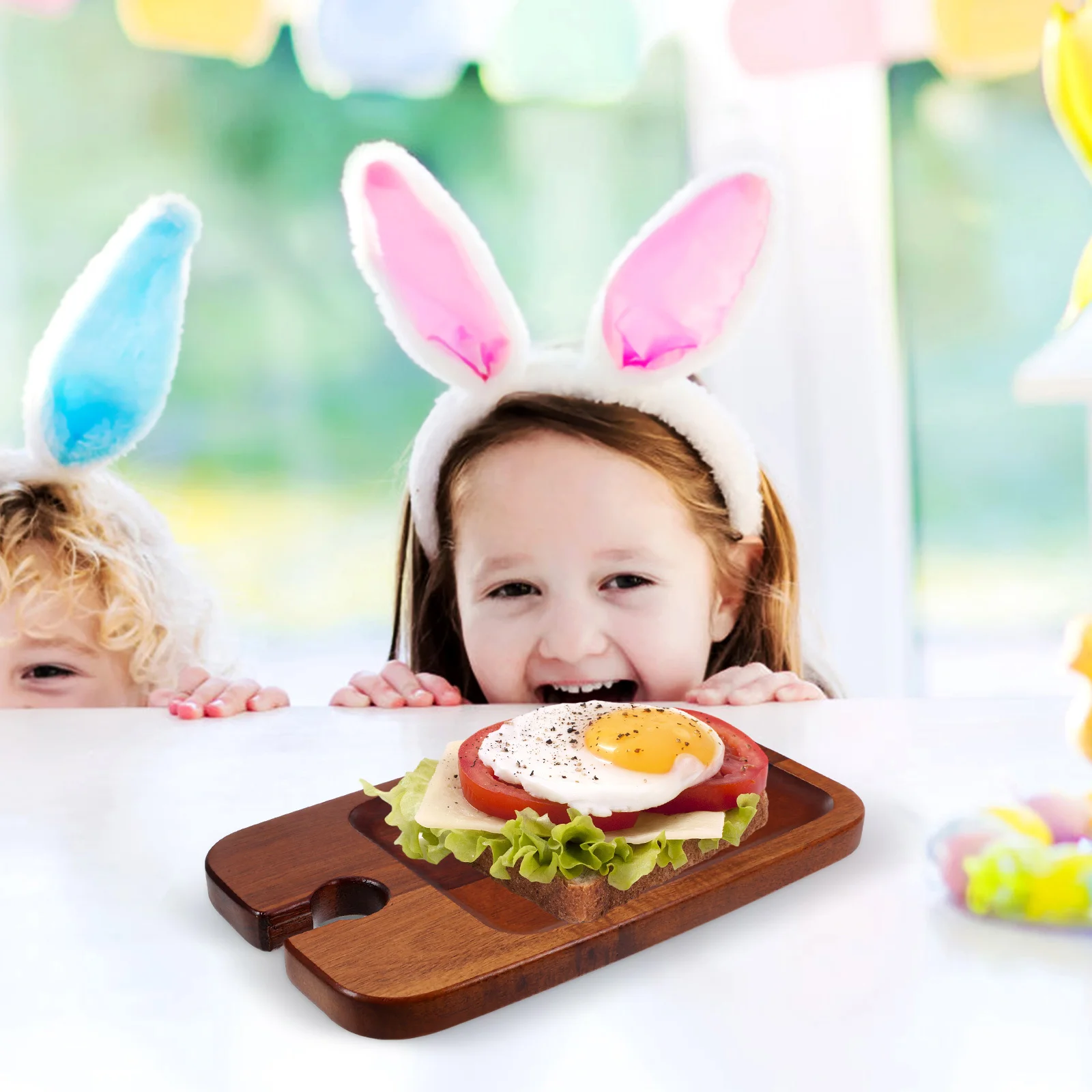 صينية شاي خشبية وجبات خفيفة، ألواح تقديم، حامل نظارات، أطباق فواكه مجففة، خفيفة الوزن، تصميم مدمج، صناعة متقنة، ناعمة