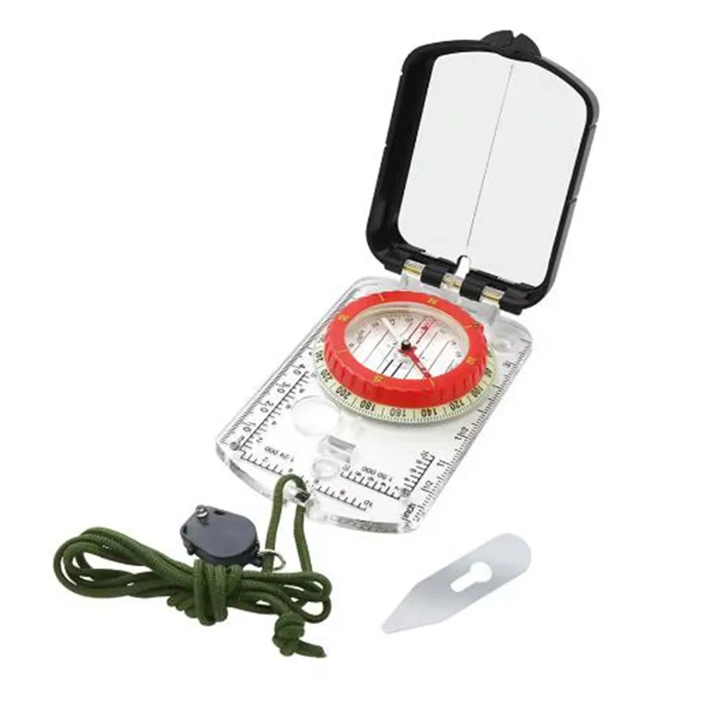 

Lightweight Camping Compass Luminous Adjustable Declination-Base Camping Survival Compass Waterproof with LED Light