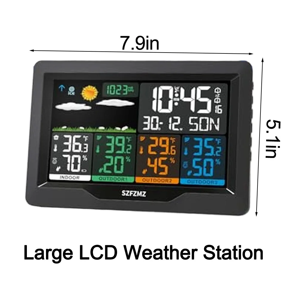 

The Weather Station Is Equipped With Three Sensors For Weather Forecasting Weather Station Temperature And Humidity Sensors