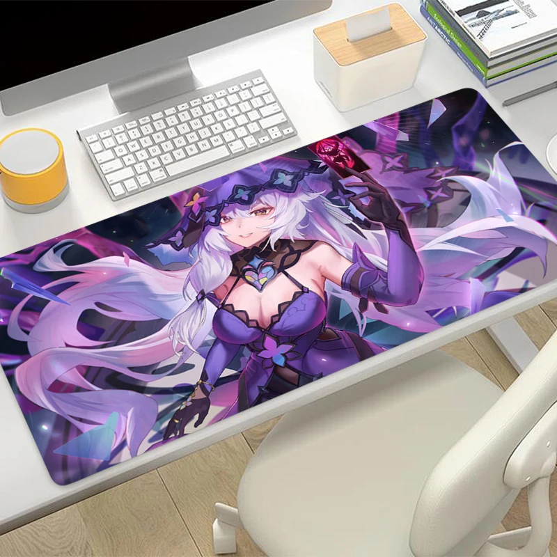 Gaming Mouse Pad H-honkai Star Rail Black Swan Office Mouse Mats Gamer Desk Accessories Computer Table Pads PC carpet Mousepad