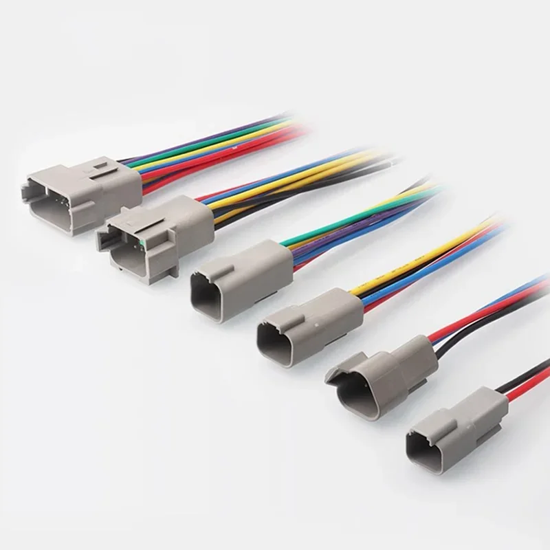 5/20/100Set 2/3/4/6/8Core12Pin DEUTSCH DT DT06 Series Electrical Waterproof  Connector Plug Socket with 15cm Wiring Harness