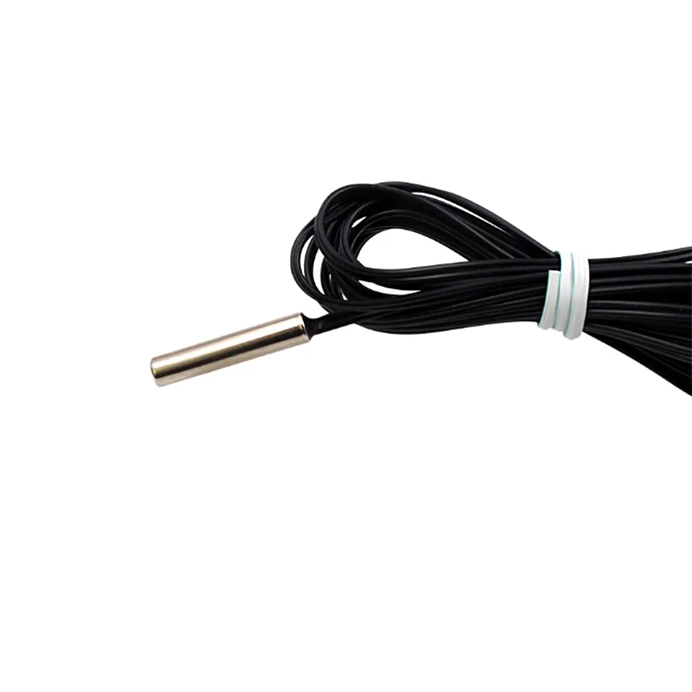 T106 Temperature Sensor Probe -50℃-110℃ High Accuracy Water-resistant NTC 10K/B3435 Thermistor Wire Temperature Probe Cable