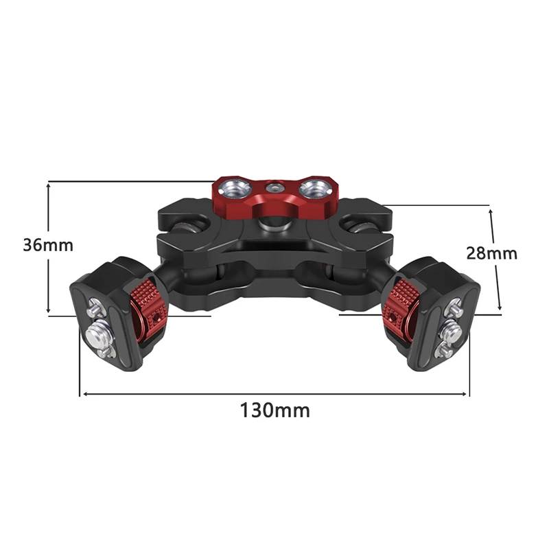 Doppelte Kugelköpfe Magic Arm 1/4'' 3/8'' Schraube für DSLR Kamera Monitor Mikrofon Video Licht Super Clamp Kamera Käfig Halterung – Detail 12