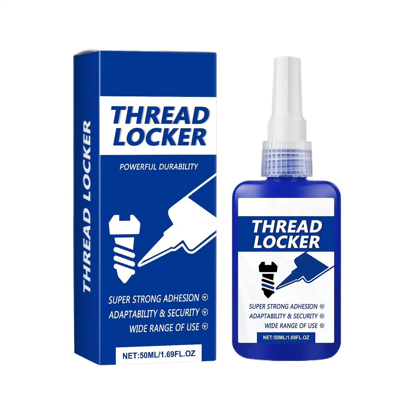 50Ml Removable Threadlocker Metal Glue Screw Lock Glue Waterproof Sealant Adhesive For Repair Industrial Construction