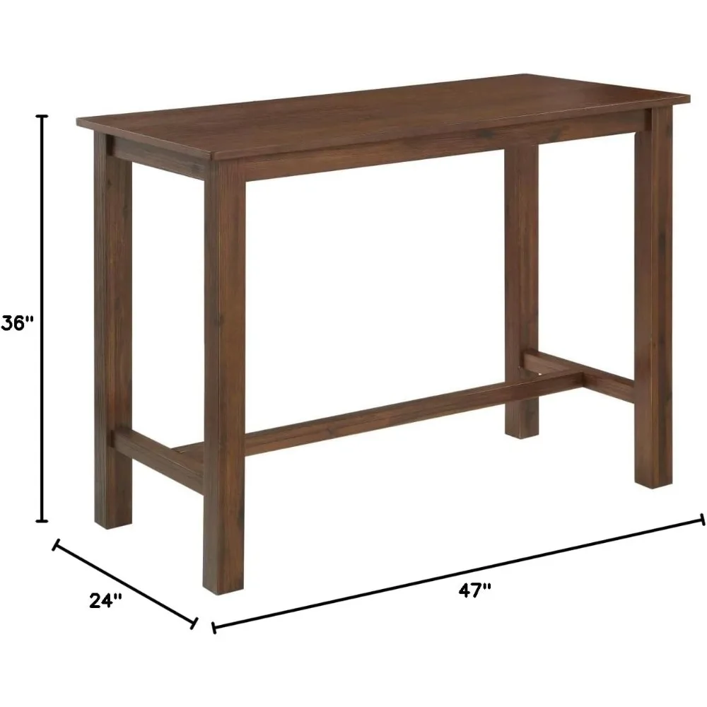 Table de pub Sonoma, châtain