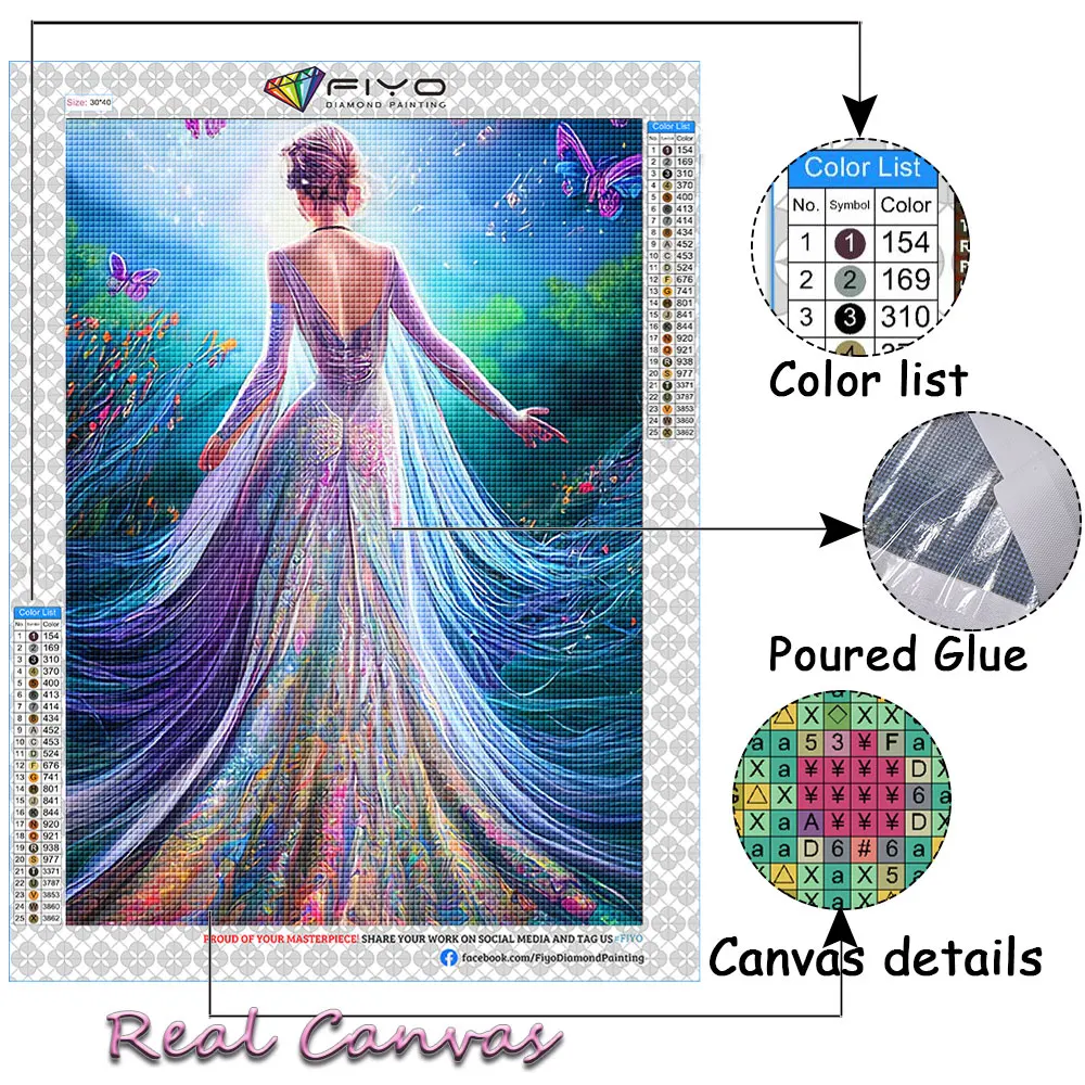 Diamond Painting Woman Back 5D DIY Full Drill Square Round Diamond Mosaic Portrait Art Embroidery Butterfly Home Decor cuadros