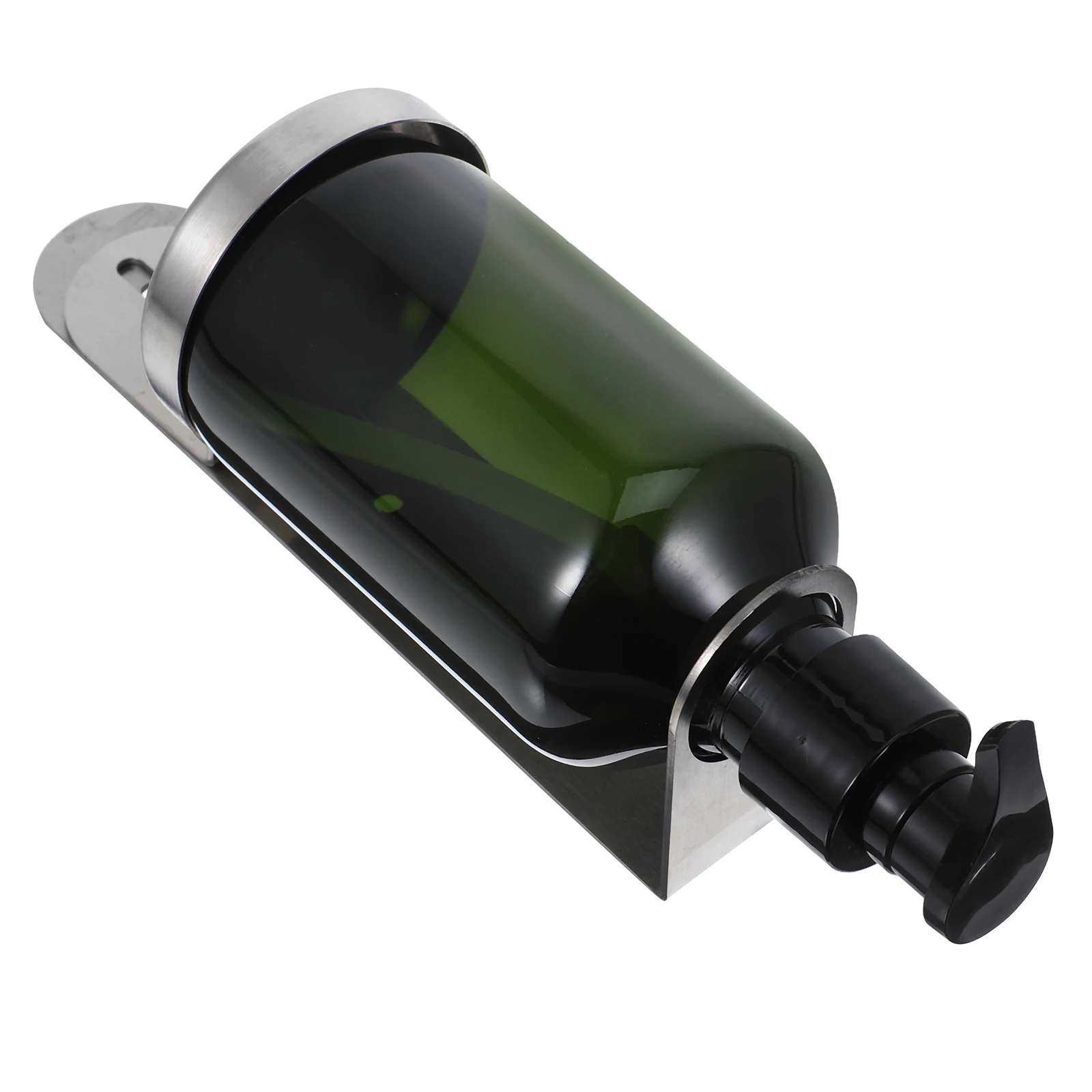 الفولاذ المقاوم للصدأ تحت بالوعة موزع الصابون زجاجة استبدال الحائط المطبخ الحمام غسول موزع لا الحفر