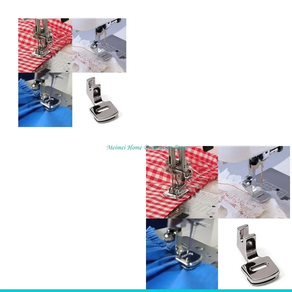 H7BF Ruffler Hem Presser Foot For Home Sewing Machine for Brother Singer Janome Kenmo