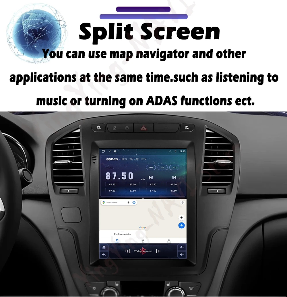 ل Changan EADO 2012-2015 Android16 راديو السيارة التلقائي اللاسلكية Carplay نظام تحديد المواقع والملاحة شاشة ستيريو أدوات الفيديو BT #3