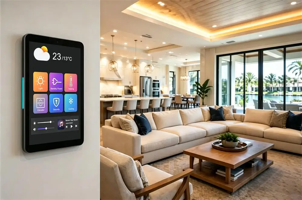 8 10,1" Wandmontiertes Android Smart Home Bedienfeld RK3566 POE-Stromversorgung Android 11 Kapazitives Touch-Tablet für Zuhause & Büro – Detail 14