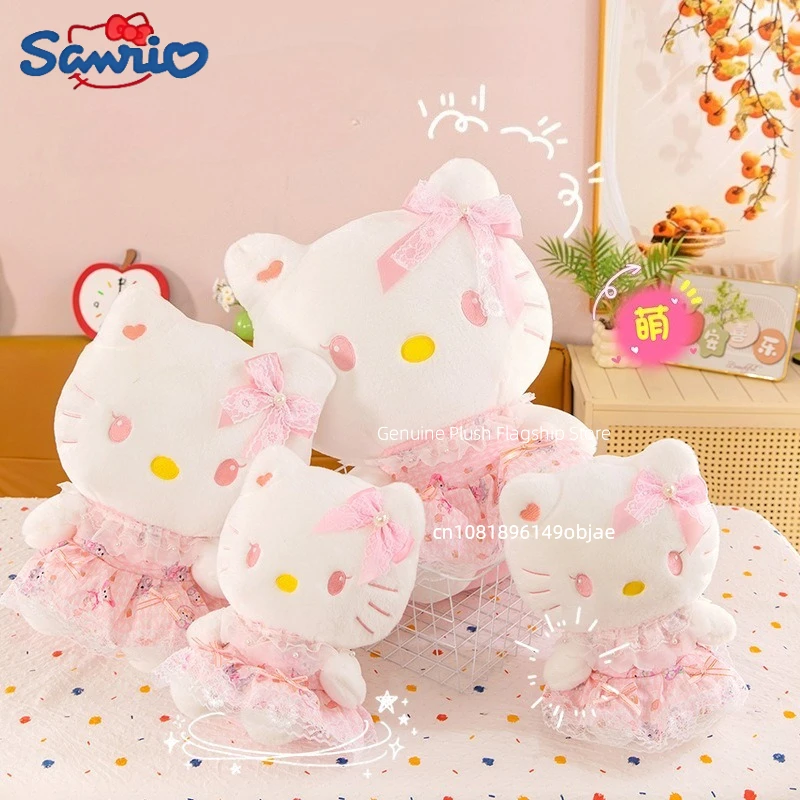 30/40/50/70CM Duży rozmiar Sanrio Hello Kitty Kreskówka Anime Pluszowa lalka Dekoracja pokoju Śliczna poduszka Pluszowe ozdoby Prezenty